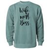 Unisex Midweight Pigment-Dyed Crewneck Sweatshirt Thumbnail