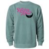 Unisex Midweight Pigment-Dyed Crewneck Sweatshirt Thumbnail