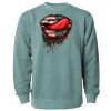 Unisex Midweight Pigment-Dyed Crewneck Sweatshirt Thumbnail