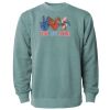 Unisex Midweight Pigment-Dyed Crewneck Sweatshirt Thumbnail