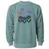 Unisex Midweight Pigment-Dyed Crewneck Sweatshirt Thumbnail