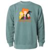 Unisex Midweight Pigment-Dyed Crewneck Sweatshirt Thumbnail