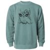 Unisex Midweight Pigment-Dyed Crewneck Sweatshirt Thumbnail