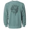 Unisex Midweight Pigment-Dyed Crewneck Sweatshirt Thumbnail