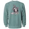 Unisex Midweight Pigment-Dyed Crewneck Sweatshirt Thumbnail