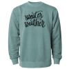 Unisex Midweight Pigment-Dyed Crewneck Sweatshirt Thumbnail