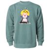 Unisex Midweight Pigment-Dyed Crewneck Sweatshirt Thumbnail