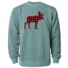 Unisex Midweight Pigment-Dyed Crewneck Sweatshirt Thumbnail