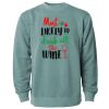 Unisex Midweight Pigment-Dyed Crewneck Sweatshirt Thumbnail