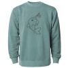 Unisex Midweight Pigment-Dyed Crewneck Sweatshirt Thumbnail