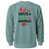 Unisex Midweight Pigment-Dyed Crewneck Sweatshirt Thumbnail