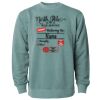 Unisex Midweight Pigment-Dyed Crewneck Sweatshirt Thumbnail