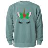 Unisex Midweight Pigment-Dyed Crewneck Sweatshirt Thumbnail