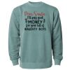 Unisex Midweight Pigment-Dyed Crewneck Sweatshirt Thumbnail