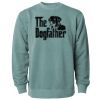 Unisex Midweight Pigment-Dyed Crewneck Sweatshirt Thumbnail