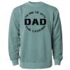 Unisex Midweight Pigment-Dyed Crewneck Sweatshirt Thumbnail