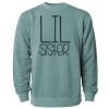 Unisex Midweight Pigment-Dyed Crewneck Sweatshirt Thumbnail