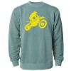 Unisex Midweight Pigment-Dyed Crewneck Sweatshirt Thumbnail