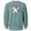 Unisex Midweight Pigment-Dyed Crewneck Sweatshirt Thumbnail