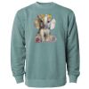 Unisex Midweight Pigment-Dyed Crewneck Sweatshirt Thumbnail