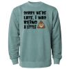 Unisex Midweight Pigment-Dyed Crewneck Sweatshirt Thumbnail