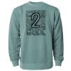 Unisex Midweight Pigment-Dyed Crewneck Sweatshirt Thumbnail