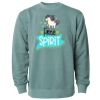 Unisex Midweight Pigment-Dyed Crewneck Sweatshirt Thumbnail