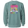 Unisex Midweight Pigment-Dyed Crewneck Sweatshirt Thumbnail