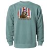 Unisex Midweight Pigment-Dyed Crewneck Sweatshirt Thumbnail