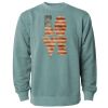 Unisex Midweight Pigment-Dyed Crewneck Sweatshirt Thumbnail