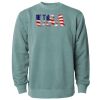 Unisex Midweight Pigment-Dyed Crewneck Sweatshirt Thumbnail