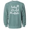 Unisex Midweight Pigment-Dyed Crewneck Sweatshirt Thumbnail