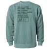 Unisex Midweight Pigment-Dyed Crewneck Sweatshirt Thumbnail