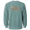 Unisex Midweight Pigment-Dyed Crewneck Sweatshirt Thumbnail