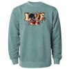 Unisex Midweight Pigment-Dyed Crewneck Sweatshirt Thumbnail