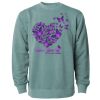 Unisex Midweight Pigment-Dyed Crewneck Sweatshirt Thumbnail