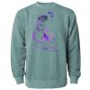 Unisex Midweight Pigment-Dyed Crewneck Sweatshirt Thumbnail