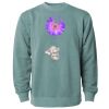 Unisex Midweight Pigment-Dyed Crewneck Sweatshirt Thumbnail