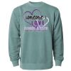 Unisex Midweight Pigment-Dyed Crewneck Sweatshirt Thumbnail