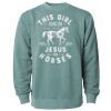 Unisex Midweight Pigment-Dyed Crewneck Sweatshirt Thumbnail