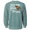 Unisex Midweight Pigment-Dyed Crewneck Sweatshirt Thumbnail