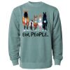 Unisex Midweight Pigment-Dyed Crewneck Sweatshirt Thumbnail