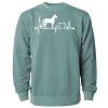 Unisex Midweight Pigment-Dyed Crewneck Sweatshirt Thumbnail