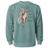 Unisex Midweight Pigment-Dyed Crewneck Sweatshirt Thumbnail