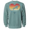 Unisex Midweight Pigment-Dyed Crewneck Sweatshirt Thumbnail