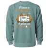 Unisex Midweight Pigment-Dyed Crewneck Sweatshirt Thumbnail