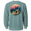 Unisex Midweight Pigment-Dyed Crewneck Sweatshirt Thumbnail