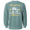 Unisex Midweight Pigment-Dyed Crewneck Sweatshirt Thumbnail