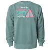 Unisex Midweight Pigment-Dyed Crewneck Sweatshirt Thumbnail