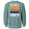 Unisex Midweight Pigment-Dyed Crewneck Sweatshirt Thumbnail